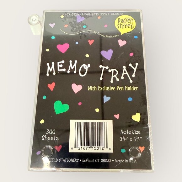 Vintage Cat Theme 300 Sheet Memo Tray Set - Picture 3 of 3